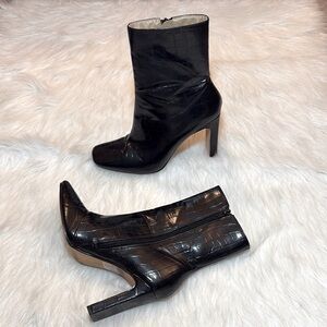 EGO Black Heeled Boots